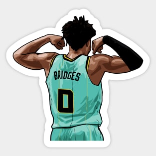 Miles Bridges Vector Back Sticker